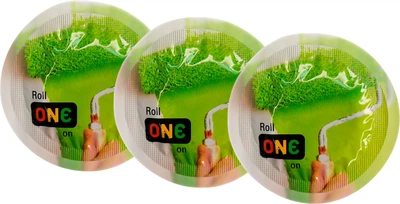 Презервативи One Roll Color Sensations Салатовий 3 шт (ROZ6400230318)