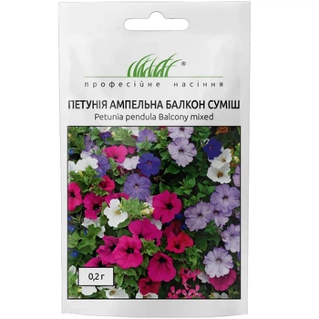 Петунія Ампельна Балкон суміш 0,2 г / 0,2 г
