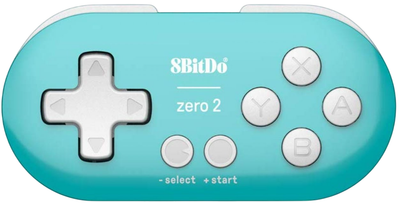 Kontroler bezprzewodowy 8BitDo Zero 2 Bluetooth Gamepad Turquoise (RET00222)