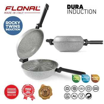 Сковорода двойная Flonal Dura Induction Rocky Twins 28 см с решеткой (RKIWP2830) – фото, отзывы, характеристики в интернет-магазине ROZETKA от продавца: EMANO | Купить в Украине: Киеве, Харькове, Днепре, Одессе, Запорожье, Львове Сковорода двойная Flonal Dura Induction Rocky Twins 28 см с решеткой (RKIWP2830) – фото, отзывы, характеристики в интернет-магазине ROZETKA от продавца: EMANO | Купить в Украине: Киеве, Харькове, Днепре, Одессе, Запорожье, Львове