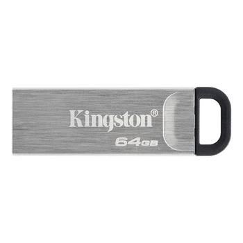 Флеш пам'ять флешка Kingston DT Kyson USB3.2 Gen. 1 64GB Silver-Black (DTKN/64GB)