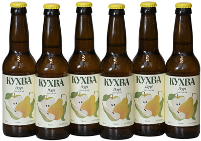 Упаковка Перри Кухва Брют игристый Груша 7-8.5 % 0.33 л х 6 шт (4820272440429)