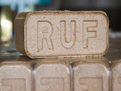 Брикеты топливные RUF 10 кг для котла в термопленке, дрова прессованные, древесное ЭКО топливо