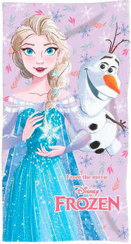 Пляжний рушник Disney Frozen Elsa & Olaf Бавовняний 70 x 140 см (8435631338857)