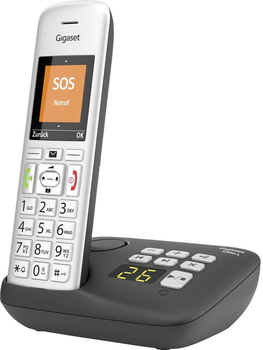 Telefon stacjonarny Gigaset E390A Silver/Black (S30852-H2928-B104)