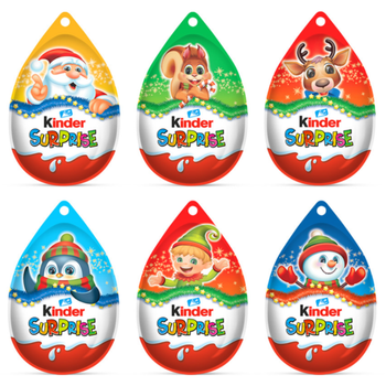 Кіндер Сюрприз різдвяна колекція Kinder Surprise 20 g (лоток на 12 шт)