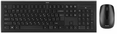 Комплект клавиатура и мышь HAMA Cortino 105key черный