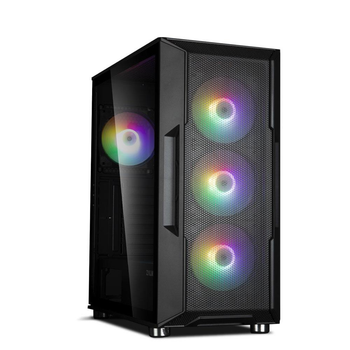 Корпус Zalman I3 Neo RGB I3NEOBLACK без БЖ 1xUSB 3.0 2xUSB 2.0 ATX чорний