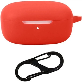 Защитный чехол Deexe Silicone Sleeve для Xiaomi Redmi Buds 6 Play - Red