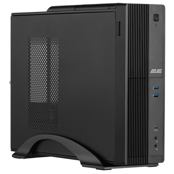 Корпус Mini-Tower з БЖ 400Вт 2E S616-400 (mATX, mini-ITX/ Desktop, 1xType-C (USB 3.1), 2*USB 3.0, 1x80мм, чорний)