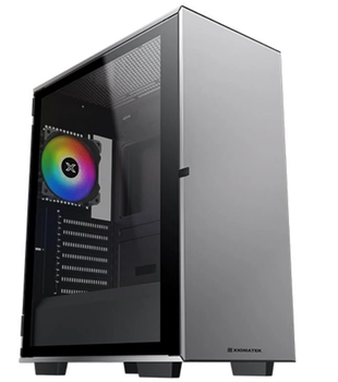 Корпус Midi-Tower без БЖ Xigmatek LUX A Shadow Metal Gray (210х485х380мм)