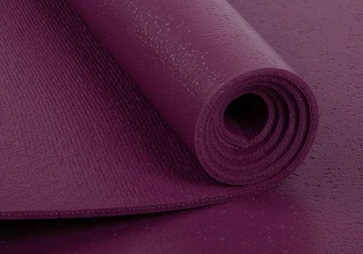 Коврик для йоги и фитнеса Rishikesh Premium 60 Bodhi 183x60x0.45 см Лесная ягода (Германия)