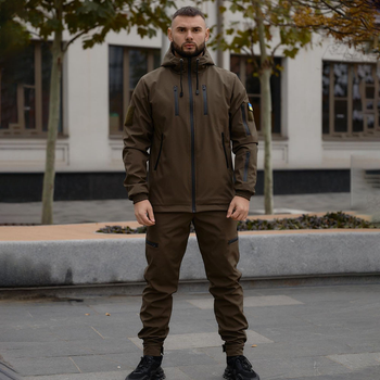 Мужской костюм Intruder Reef Softshell куртка + штаны хаки размер 3XL