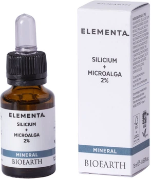 Сыворотка минерализирующая Bioearth Elementa Mineral Silicium + Microalga 2% 15 мл (8029182011590)