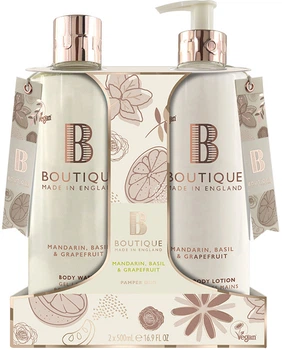 Набор для тела Boutique Mandarin, Basil & Grapefruit Duo, 2 по 500 мл