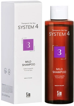 Шампунь для профилактического применения для всех типов волос Sim Sensitive System 4 №3 Mild Shampoo, 250 мл
