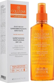 Масло-спрей для интенсивного загара Collistar Supertanning Moisturizing Dry Oil SPF6 200ml