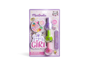 Косметичний набір для дітей Martinelia Super Girl Nail Design Kit (8436609390303)