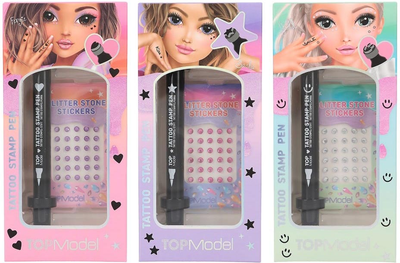 Косметичний набір для дітей Topmodel Tattoo Pen with Glitter Stones Beauty and Me (4010070665784)