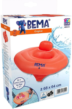 Дитяче плавальне коло Bema Baby Float 72 x 70 см Помаранчевий (4008332180052)