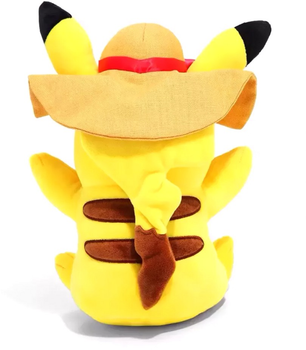 Maskotka Jazwares Pokemon Lato Pikachu w kapeluszu 20 cm (191726440673)