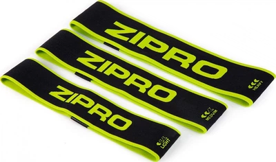Набір стрічок-еспандерів для вправ Zipro Mini Band 3 шт чорно-зелені
