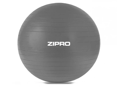 Гимнастический мяч Zipro Anti-Burst 55 см серый, ПВХ, нагрузка до 150 кг, противоскользящая поверхность, насос(ISL_1ECA32F56E8E)