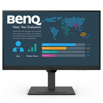 TFT 27" BenQ BL2790QT, IPS, QHD, 75Hz, HDMI, DP, DP-out, USB-C, HAS, USB-hub, колонки, черный
