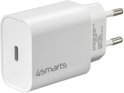 Ładowarka sieciowa 4smarts VoltPlug PD 20W USB-C White (4250774952791)