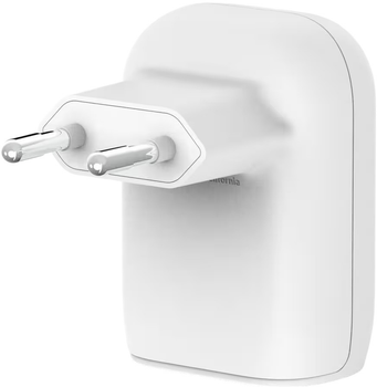 Ładowarka sieciowa Belkin BoostCharge 42W Dual USB-C+A White (WCB009vfWH)