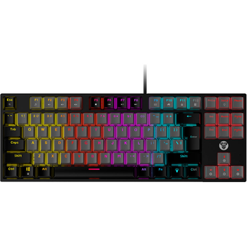 Клавиатура Fantech Atom MK876 Red Switch Gray (MK876GR) [115621]