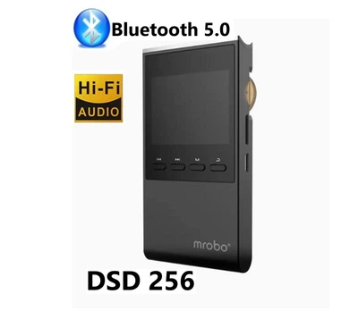MP3 плеер Mrobo M9 2.0" Bluetooth 5.0 DSD256 Hi-Fi 64Gb металлический