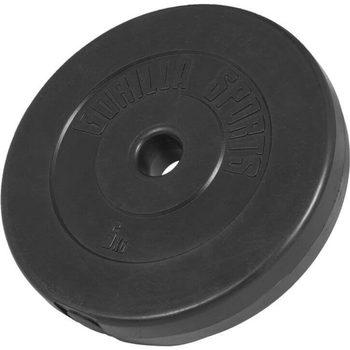 Zestaw obciążeń bitumicznych Gorilla Sports 27.5 kg 30 mm 8 szt (4260200848239)