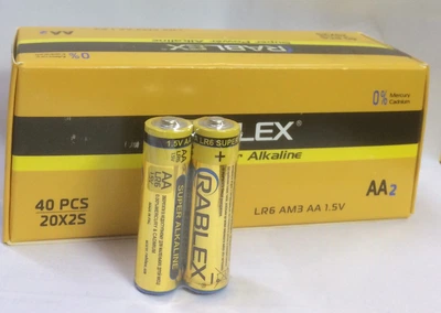 Батарейки Rablex Alkaline AА 40 шт/уп (LR06)