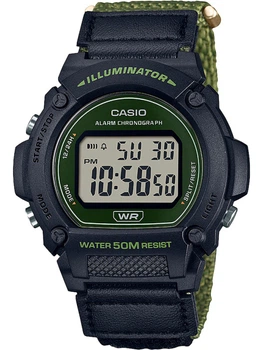 Чоловічі наручні годинники Casio W-219HB-3AVEF