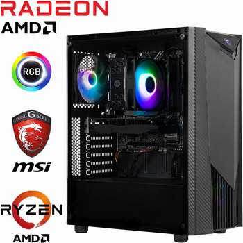 Игровой Компьютер MSI - Ryzen 5 9600X / Radeon RX 6900 XT 16ГБ / 32ГБ DDR5 / SSD 2TБ M.2 PCIe