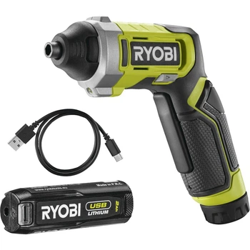 Отвертка аккумуляторная электроотвертка Ryobi RSD4-120T 10 насадок