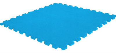 Набір захисних килимків Gorilla Sports 60 x 60 x 1.2 см 6 + 12 шт Blue (4260438733437)