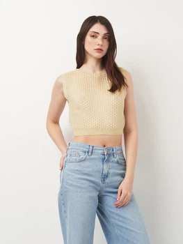 Футболка жіноча Zara 5063/300 S Світло-жовта (00506003300029_yellow)
