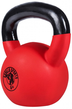 Kettlebell Gorilla Sports gumowane profesional 6 kg (4260438737497)