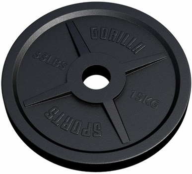 Obciążenie Gorilla Sports Olympia 15 kg (4250663108056)