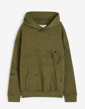 Худі хлопцю H&M на флісі 146/152 на 10/12 років Хакі