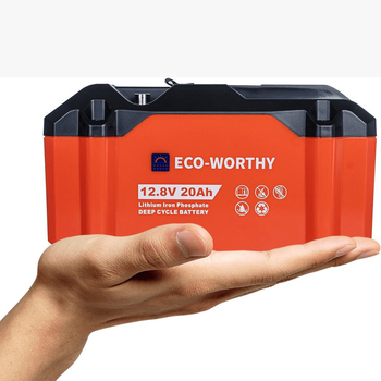 Аккумуляторная батарея ECO-WORTHY LiFePO4 12V 20Ah (256Wh), 4000+ циклов