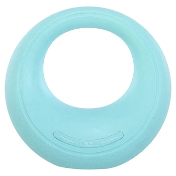 Гиря с TPR покрытием для фитнеса SP-Sport 80145 вес 2,3кг Turquoise
