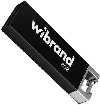 Флеш память USB Wibrand Chameleon 8GB USB 2.0 Black (WI2.0/CH8U6B)