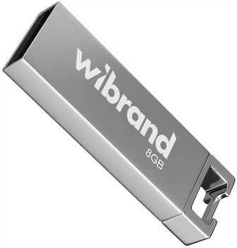 Флеш пам'ять USB Wibrand Chameleon 8GB USB 2.0 Silver (WI2.0/CH8U6S)