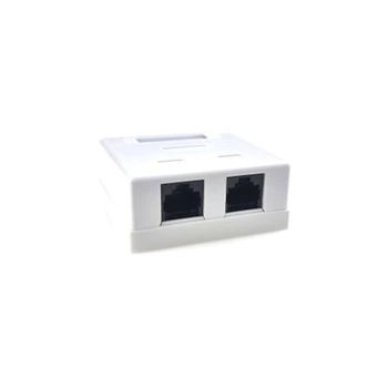 Розетка EServer WT-2015A 2×RJ-45 Cat5E внешняя для Ethernet 100BASE-T(DL_138E1E6420D7)