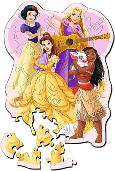 Puzzle drewniane Trefl Disney Urocze księżniczki 50 elementów (5900511202571)