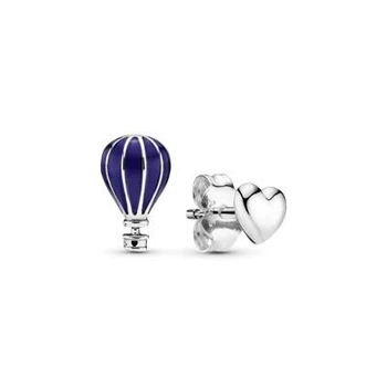 Серебряные серьги «Воздушный шар и сердце» 298058EN1951