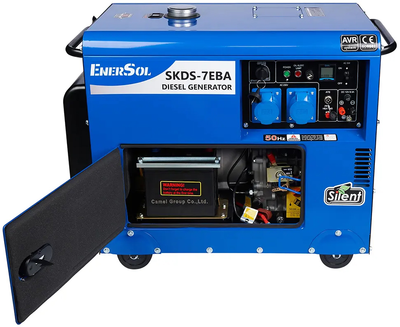 Генератор дизельный EnerSol SKDS-7EBA 6/6.5 кВт
